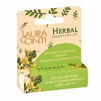 LAURA CONTI Herbal Lip Balm with Evening Primrose Extract and Mediterranean Herbs Aroma 4.8g
