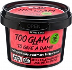 BEAUTY JAR TOO GLAM TO GIVE A DAMN - Jelly face mask with age-delay effect, 100 g