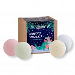 BEAUTY JAR“Dragon's Snowballs” bath bubble gift set 4x130g, 1 pc