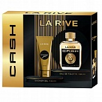 LA RIVE CASH MEN gift set for men (eau de toilette 100ml + shower gel 100ml), 1 pc.