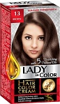 LADY IN COLOR Long-lasting creamy hair dye 13 Brown, 50/50/25 ml