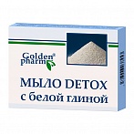 GOLDEN PHARM DETOX soap with white clay, 70g