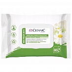 CLEANIC wet toilet paper with chamomile extract, 80pcs