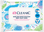 CLEANIC wet toilet paper with chamomile extract and lactic acid, 60pcs