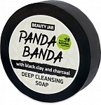 PANDA BANDA - glycerine soap with black clay and charcoal