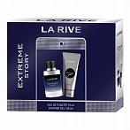 LA RIVE EXTREME STORY gift set for men (eau de toilette 75 ml + shower gel 100 ml), 1 pc.