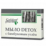 GOLDEN PHARM DETOX soap with bamboo charcoal, 70g