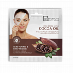 IDC INSTITUTE ''Cacoa Oil'' intensely moisturizing fabric face mask with cocoa oil, 23g
