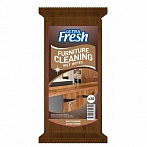 ULTRA FRESH Furniture And Wood Surface Cleaning Wipes, 20 pcs.