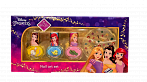 Princess children's gift set (3 nail polishes & nail decor), 1pc