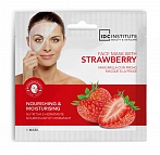 IDC INSTITUTE "Strawberryr" nourishing, moisturizing fabric face mask with strawberries, 23g