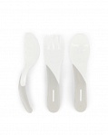 Twistshake Learn Cutlery 6+m White