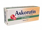 Ascorutin Vitamin C + Rutin, 50 tablets