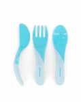 Twistshake Learn Cutlery 6+m Pastel Blue