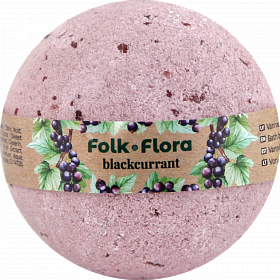 FOLK&FLORA ''Black Currant'' bath bomb,130g