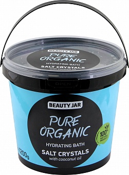 BEAUTY JAR Hydrating bath crystals “Pure Organic”, 1200g