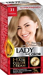 LADY IN COLOR Long-lasting creamy hair dye 31 Hazelnut , 50/50/25 ml