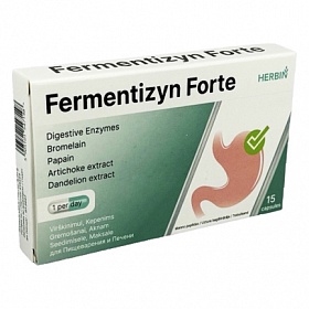 HERBIN Fermentizyn Forte, 15 caps.