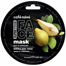 Cafe MIMI Super Food Face mask Pear & Schisandra 10ml