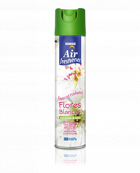 ROMAR White flowers air freshener with floral scent, 300ml