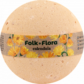 FOLK&FLORA ''Calendula'' bath bomb,130g